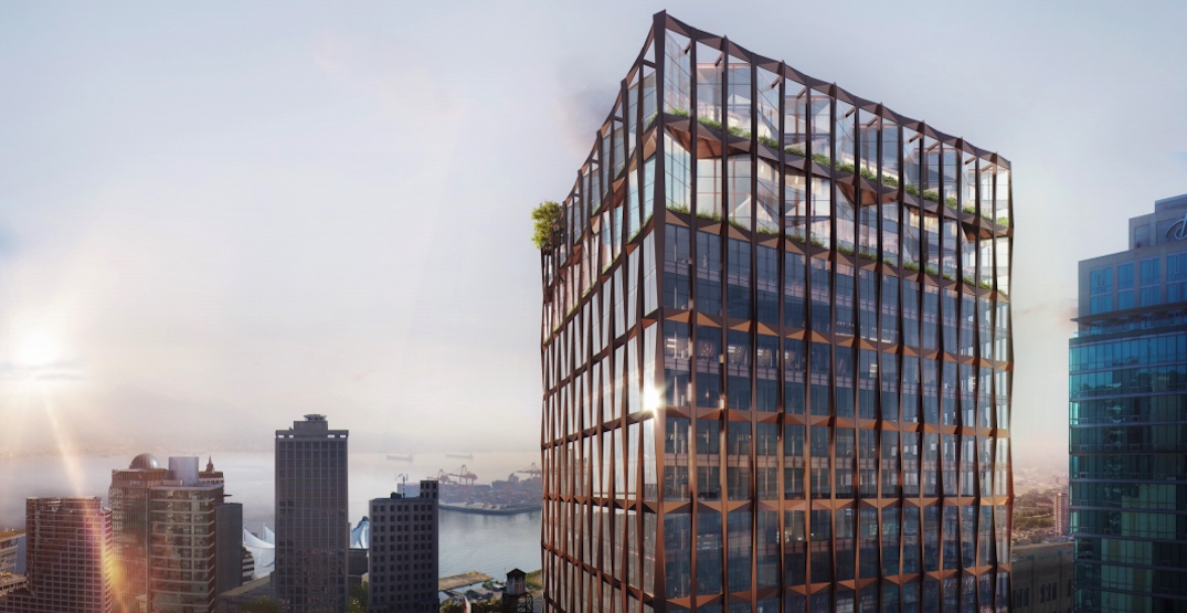 Major office tower proposed to replace Seymour and Pender parkade (RENDERINGS)