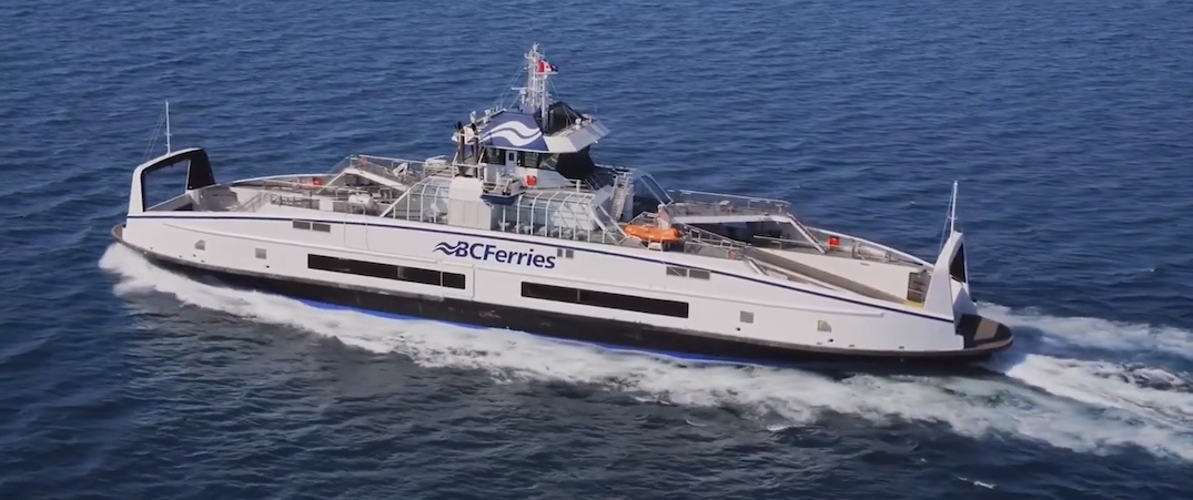 bc ferries island class hybrid electric