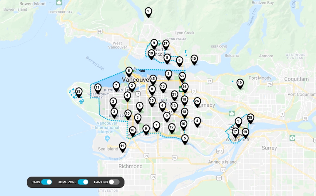 Evo Care Share Vancouver