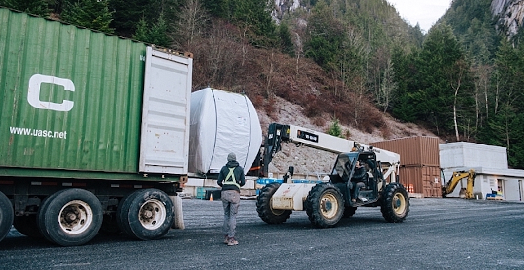 All 30 new replacement cabins have arrived at the Sea to Sky Gondola