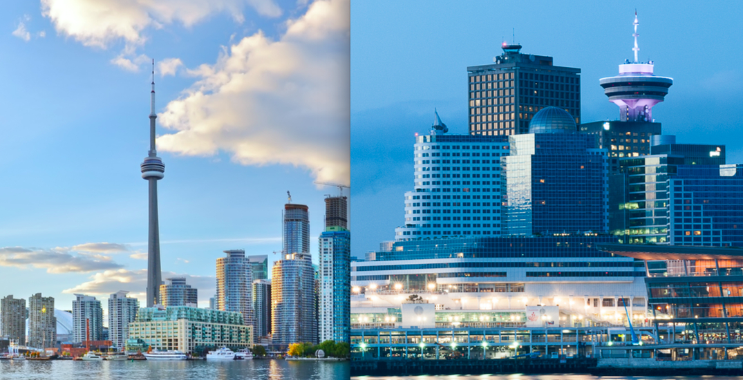Toronto’s temperatures will be higher than Vancouver’s this weekend