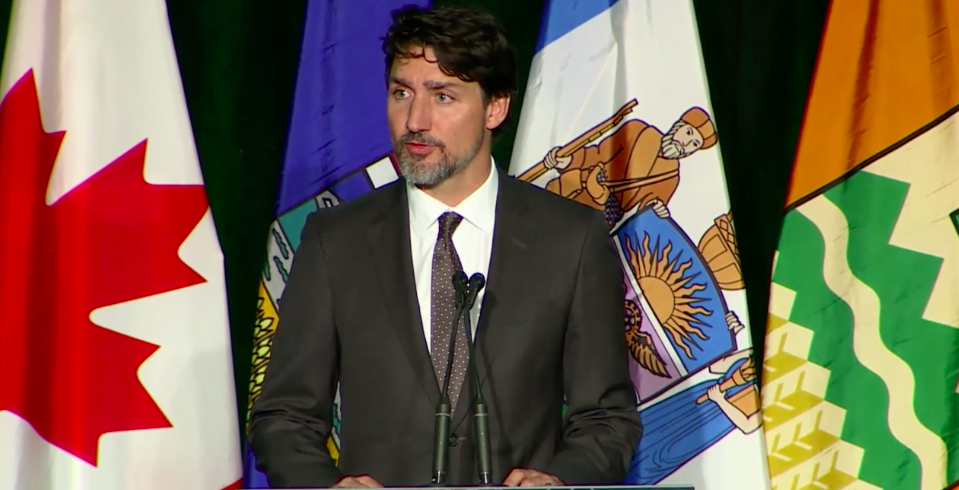 "All Canadians are mourning your loss:" Trudeau speaks at Iran plane crash memorial