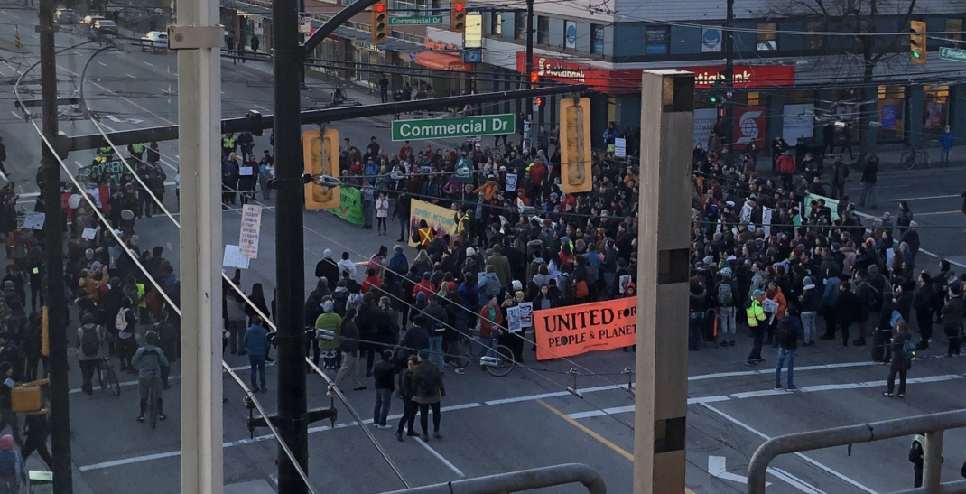 Commercial and Broadway blocked due to anti-pipeline demonstration | News