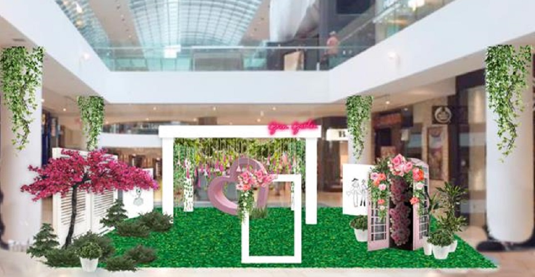 The CORE to set up a garden display made specifically for Instagram