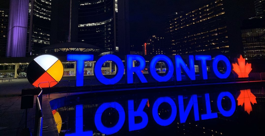 Toronto sign to glow blue for First Responders and Doctors Day