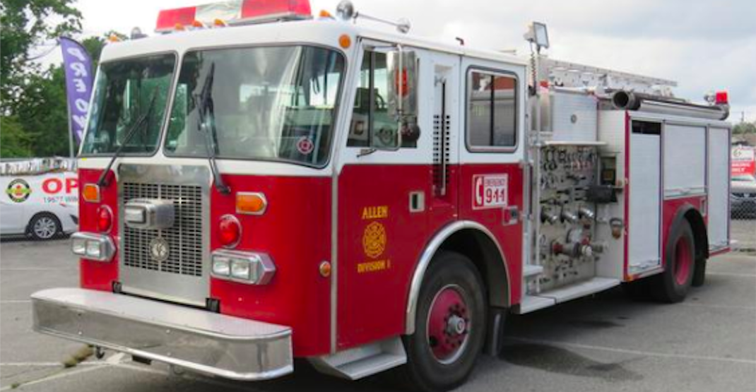 You could own this fire truck currently for sale in BC (PHOTOS)