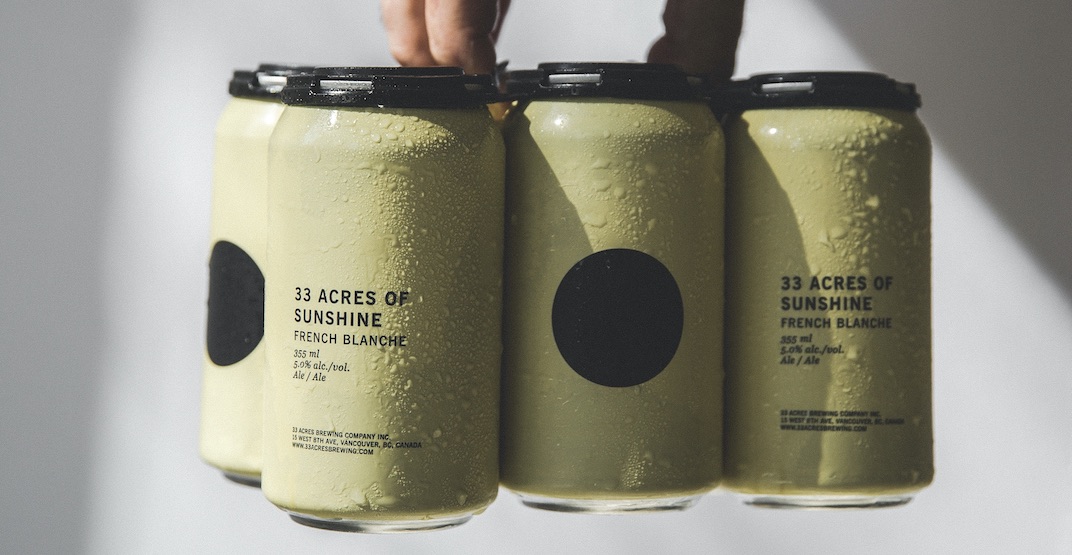You can now get 33 Acres of Sunshine in cans