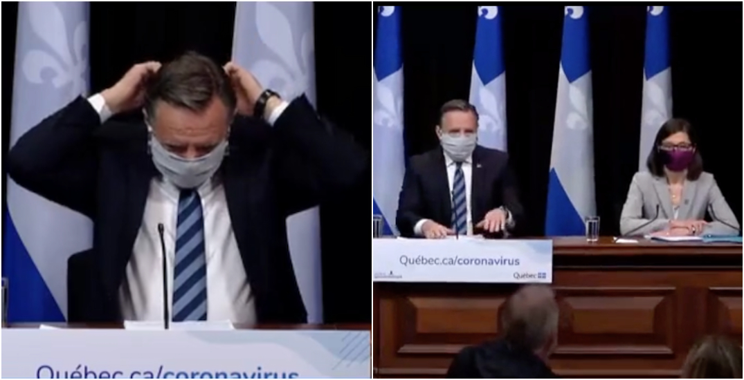 Legault "strongly suggests" Quebecers wear face masks when leaving the house