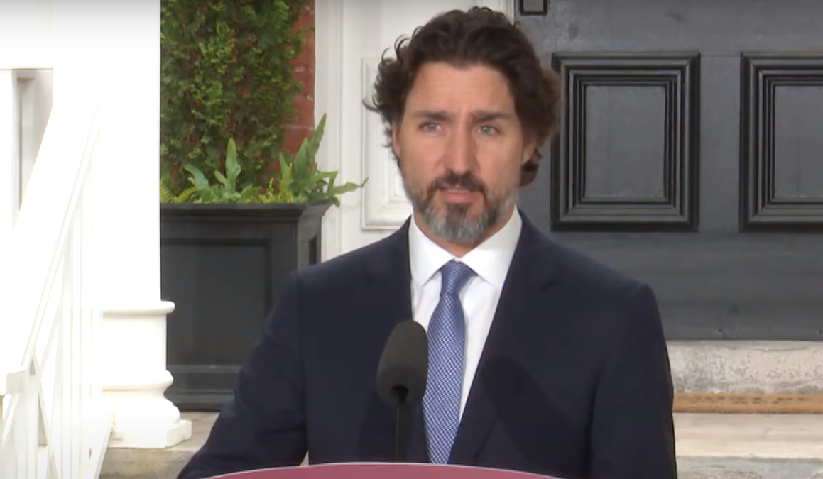 Trudeau doesn't say Trump's name as he addresses "horror" in the US