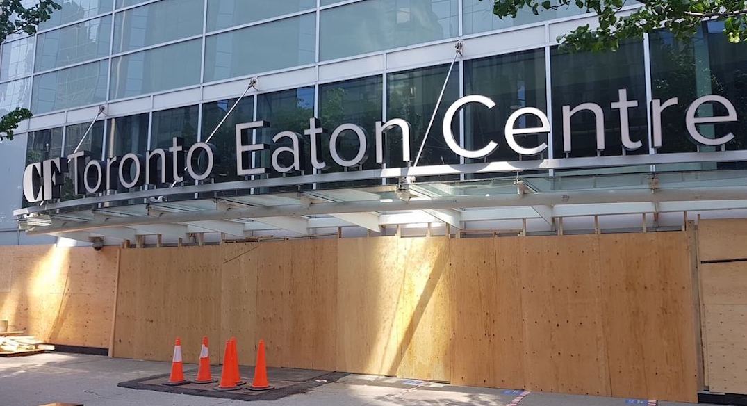 Toronto Eaton Centre to close this weekend due to number of "large gatherings planned"