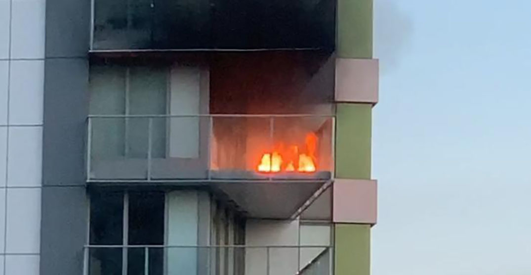 marine gateway tower fire