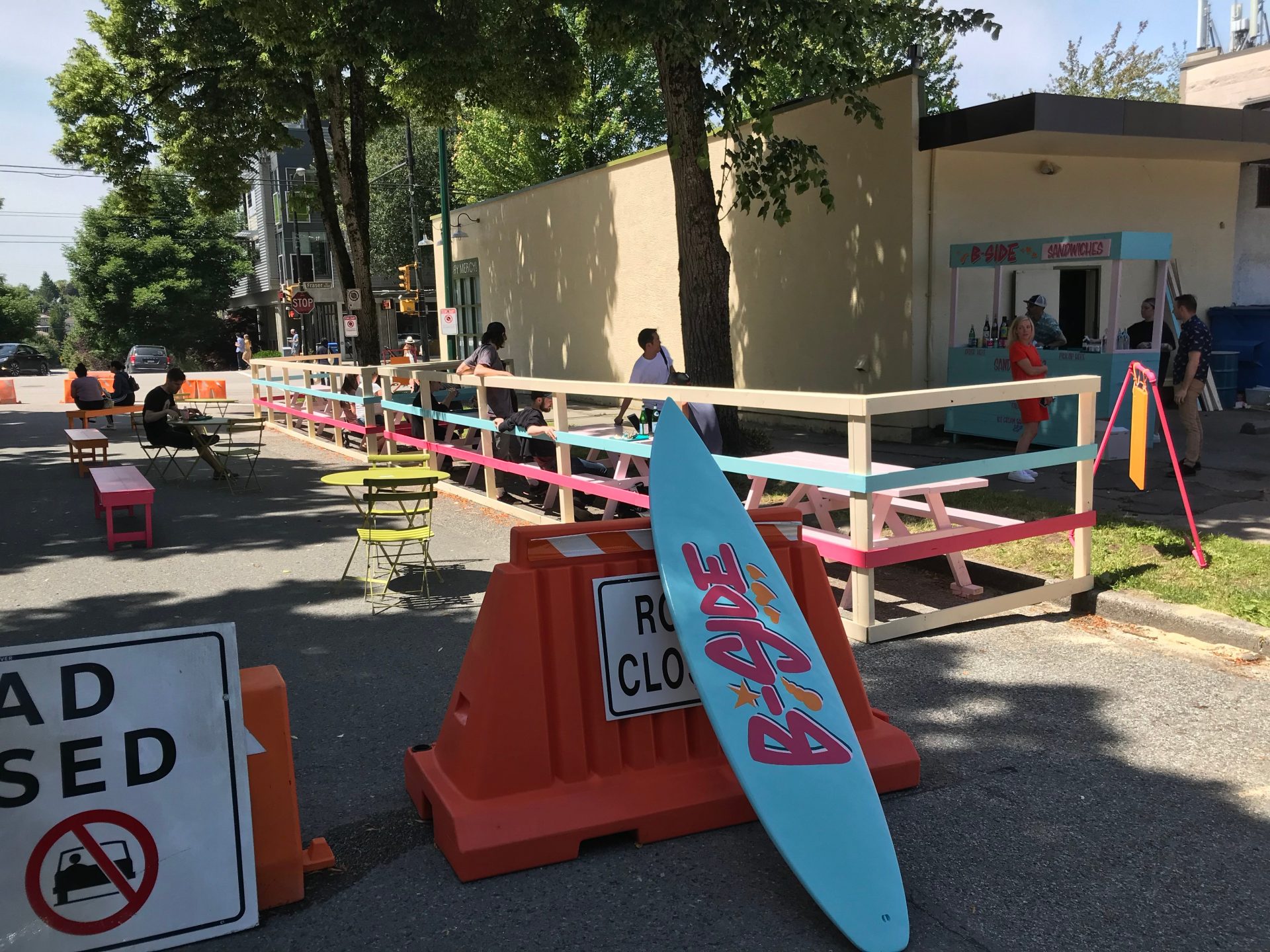 pop-up plaza