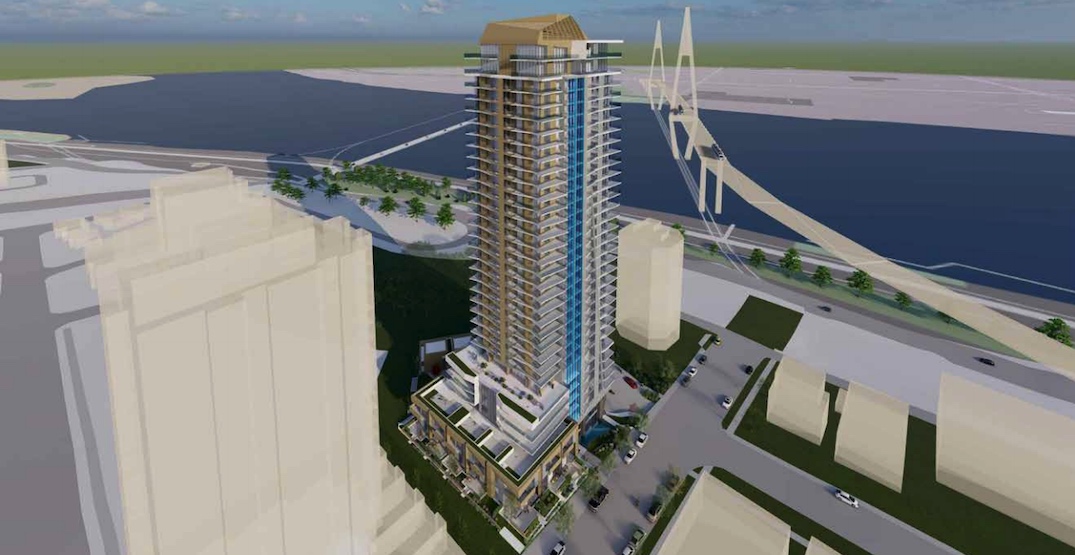 281 homes in a 34-storey tower proposed for New Westminster