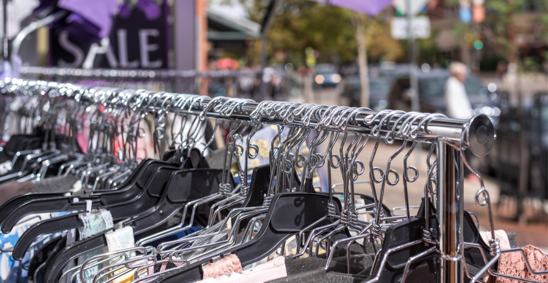A sidewalk sale is happening this weekend in Portland