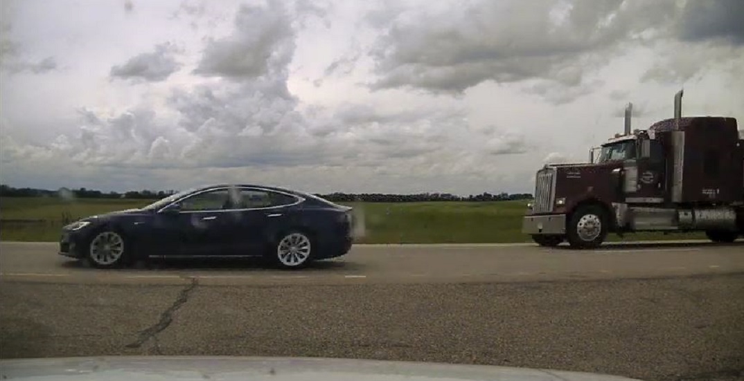 20-year-old Canadian driver charged for sleeping, speeding in self-driving Tesla