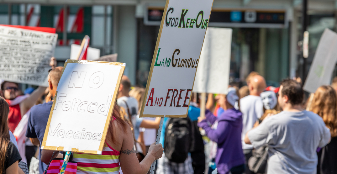 Anti-maskers charged for breaking Quarantine Act to attend protest