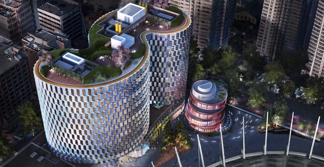 New BC Place office tower with entertainment pavilion approved by City Council