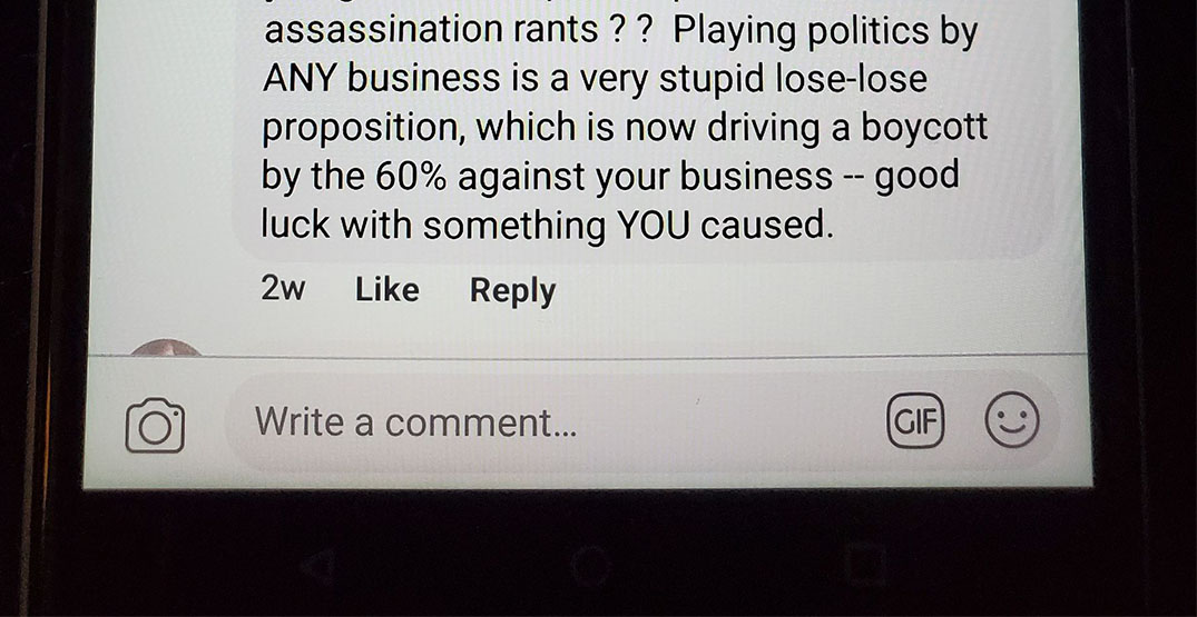 boycott threat