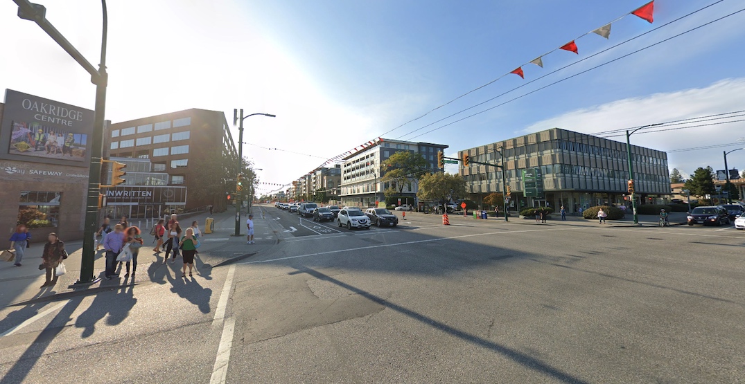 Future additional entrance for Oakridge-41st Avenue Station to be created through development