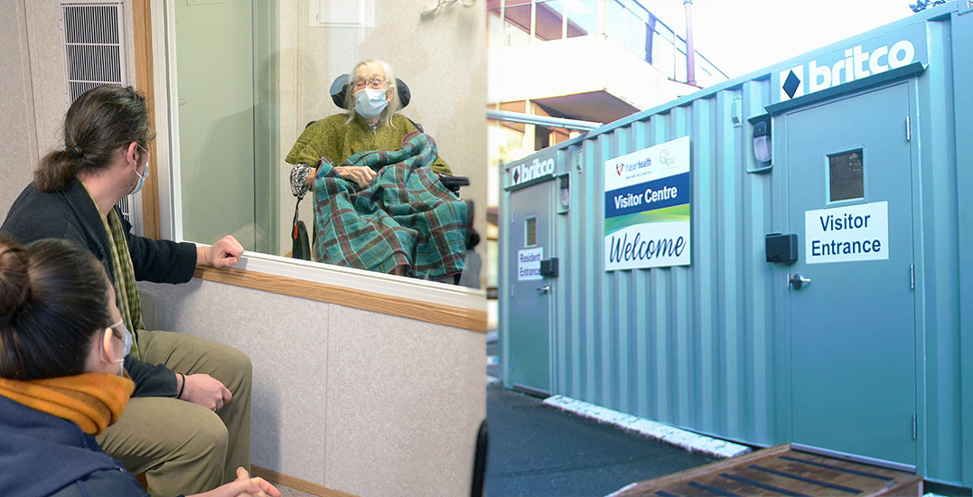 New Westminster care home transforms shipping container for family visits