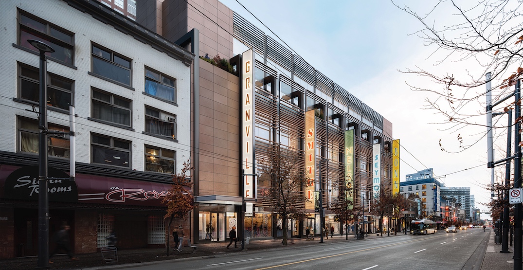 Additional height sought for Granville Street office and retail redevelopment
