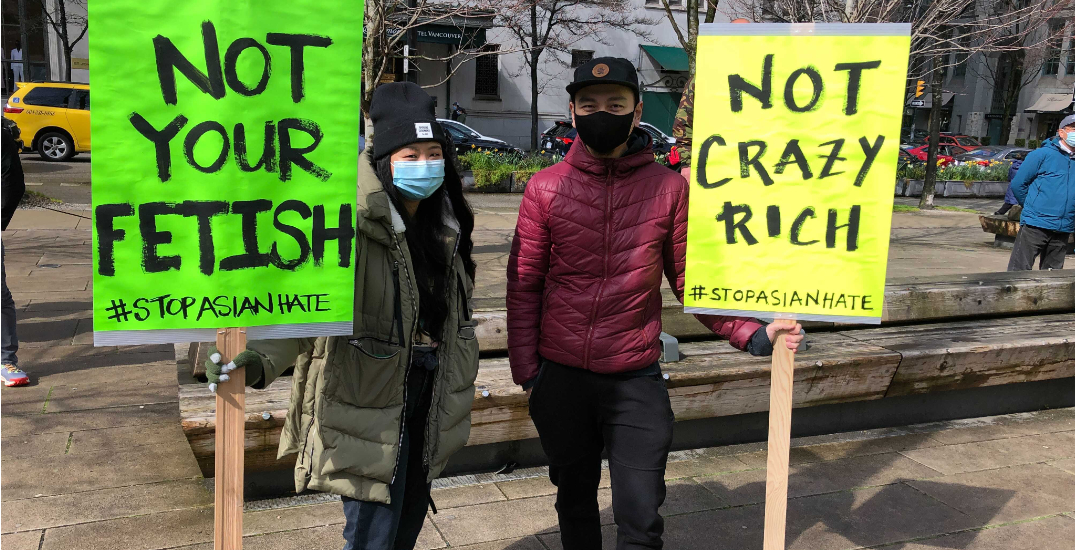 Stop Asian Hate rally at Vancouver Art Gallery draws over 1,000 people (PHOTOS/VIDEO)