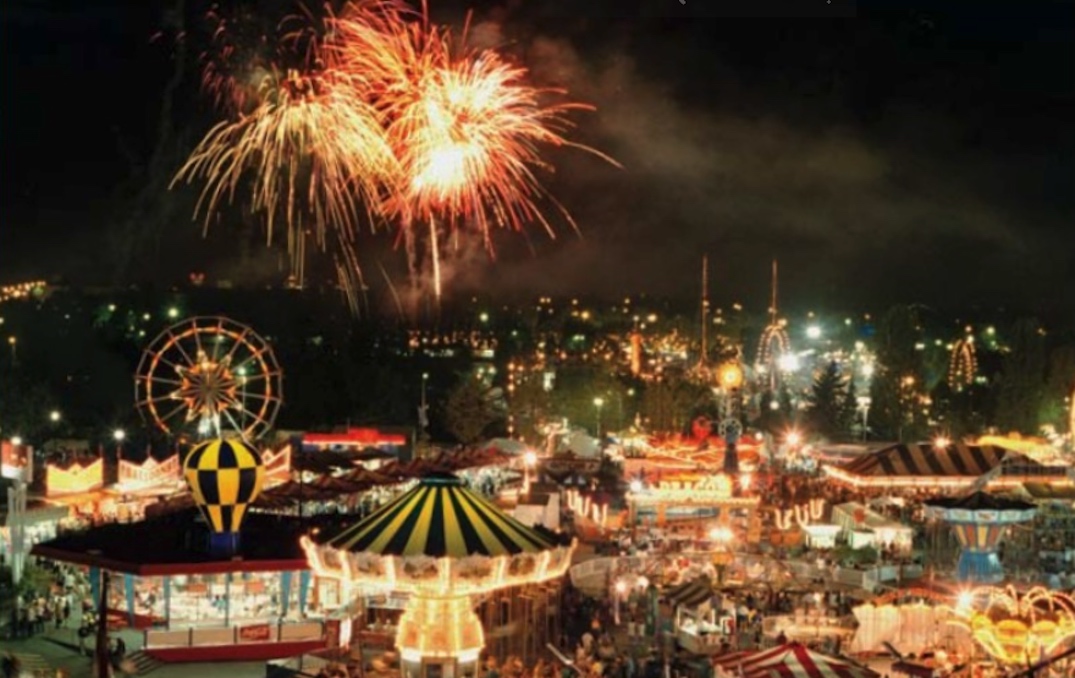 pne fair nightly fireworks 1990s