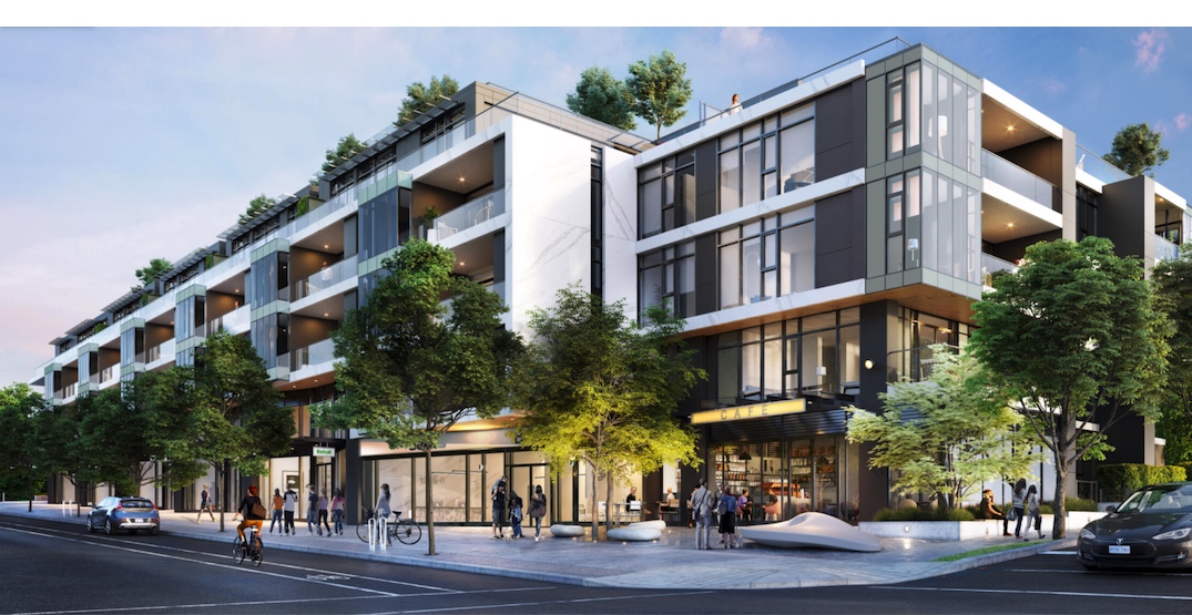 Construction begins on city block-sized housing and retail building in Dunbar Village