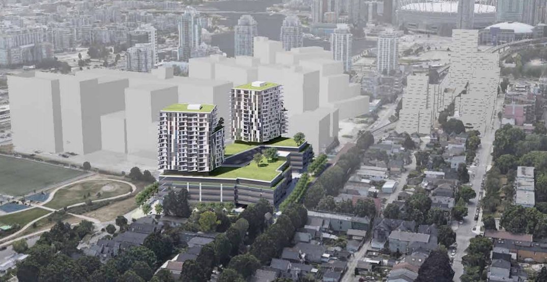 470,000 sq ft of rental homes and offices proposed next to new St. Paul's Hospital