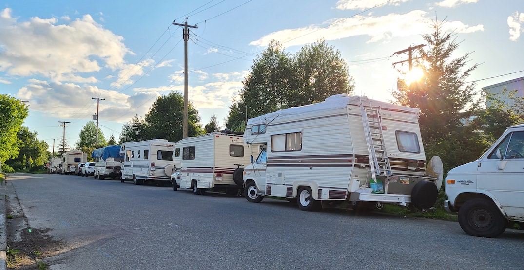 City of Vancouver begins enforcement against RV encampments on streets