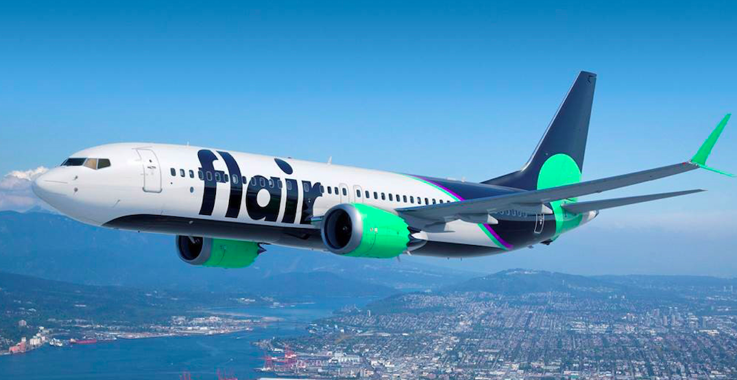 Flair Airlines begins service with the first of 13 new Boeing 737-8 aircraft