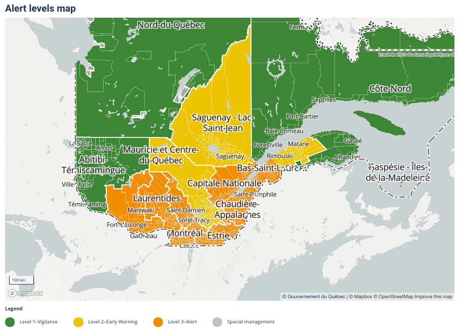 Quebec reopening