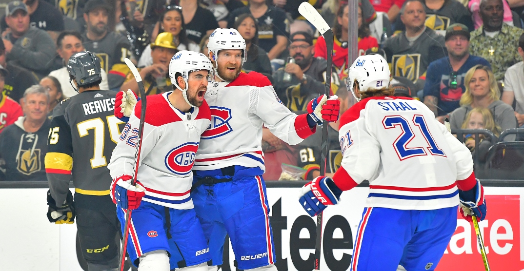 Canadiens bounce back with big win in Vegas to even series