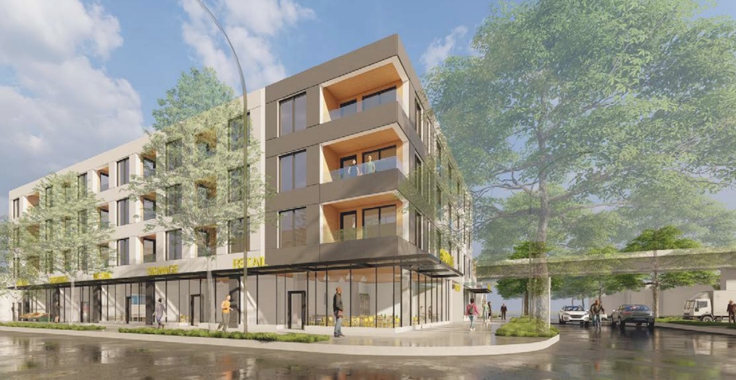 Four-storey retail and rental building proposed near Commercial-Broadway Station