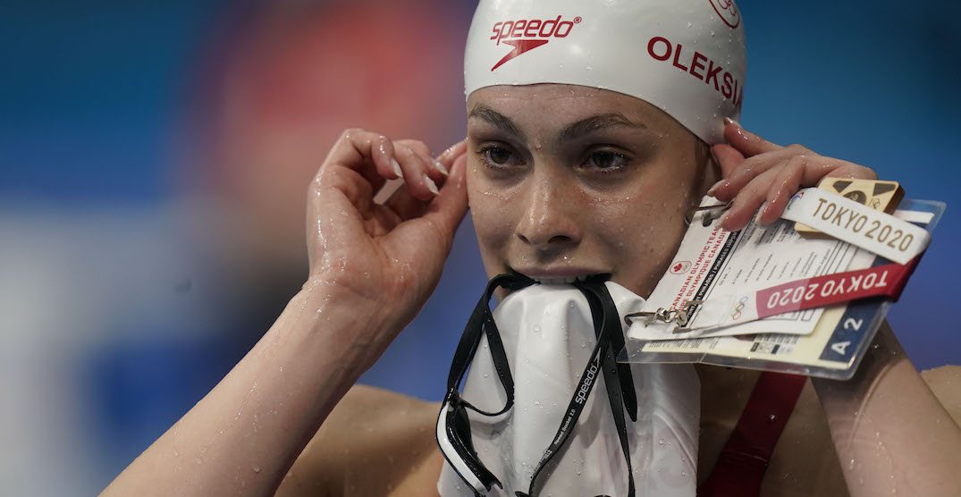 Penny Oleksiak throws shade at teacher that told her to stop swimming