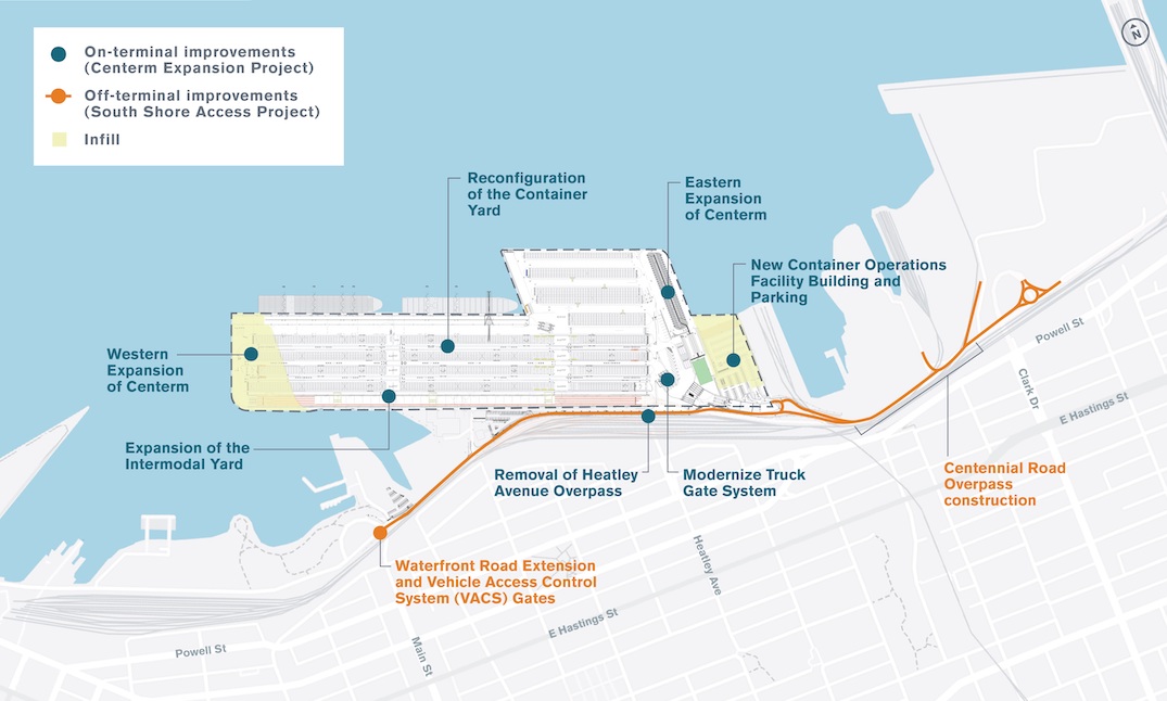 centerm terminal expansion port of vancouver