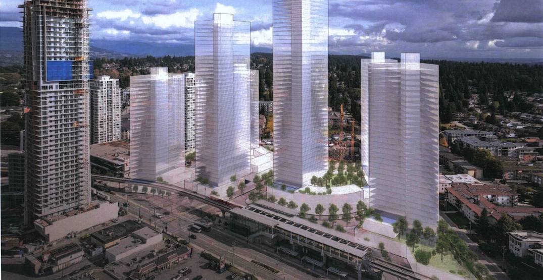 Up to 2,175 rental homes proposed for major development at SkyTrain Burquitlam Station