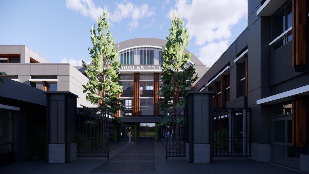 douglas college coquitlam campus renovation 