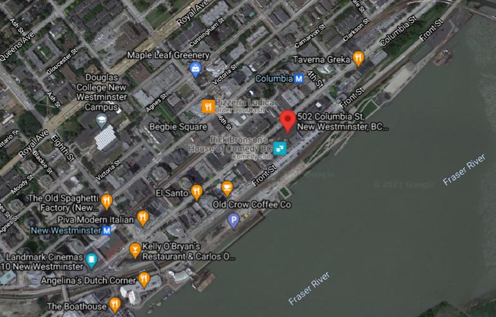 new westminster army navy homeless shelter 502 Columbia Street