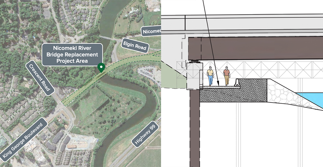 New 4-lane King George Boulevard bridge to be built over Nicomekl River in Surrey