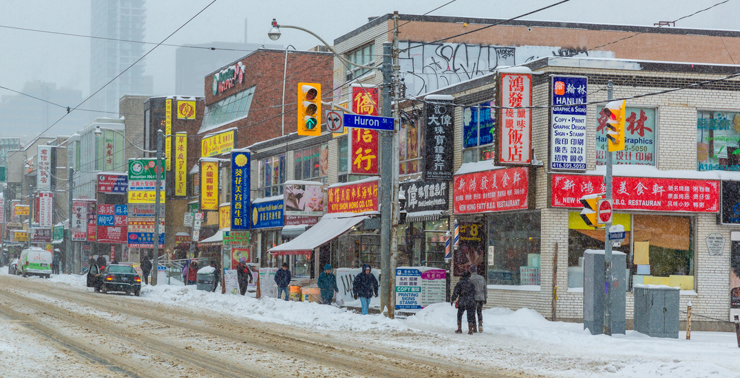 Here's how much snow fell in Toronto yesterday
