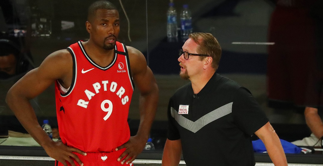 Raptors' Nick Nurse shares details about legendary Serge Ibaka speech