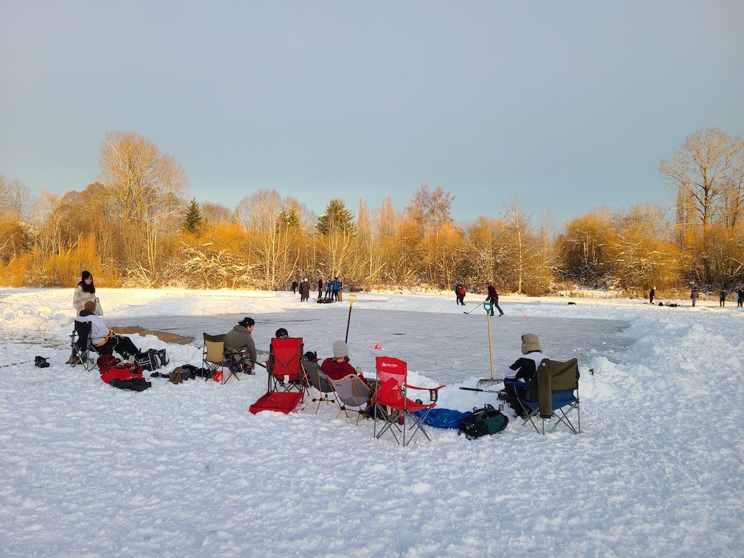 trout lake vancouver ice skating december 31 2021