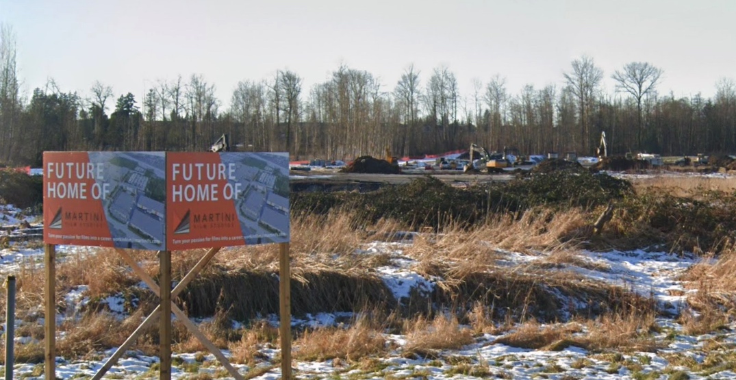 martini film studios langley campus construction december 2021