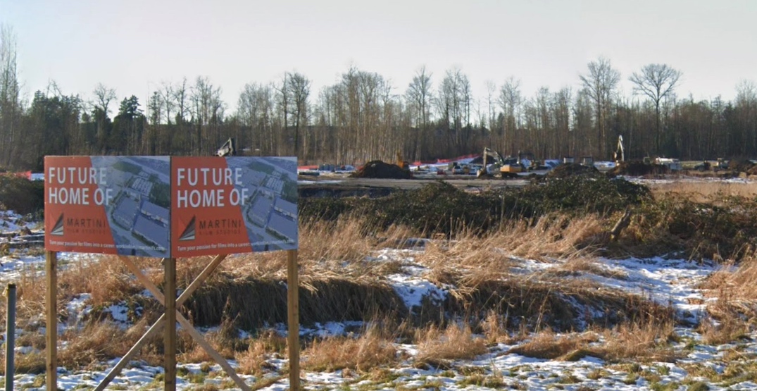 martini film studios langley campus construction december 2021 