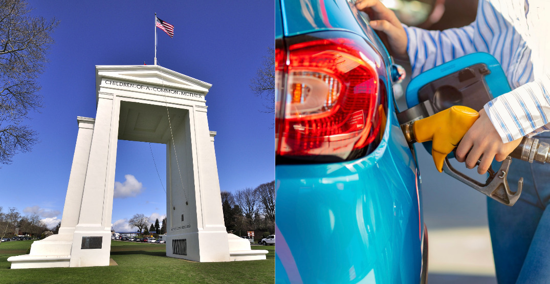 Here's how much cheaper gas is in the States than in BC