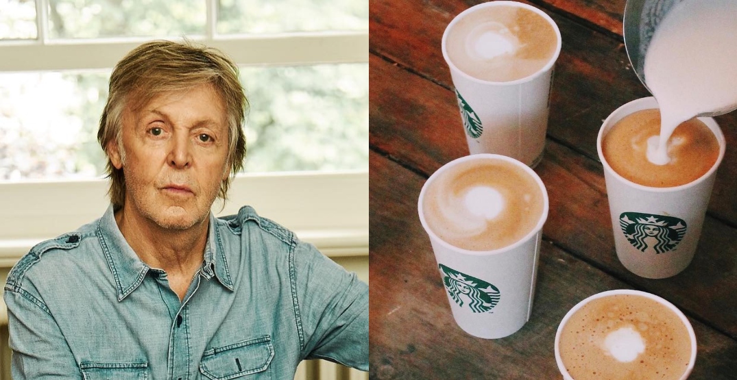 Paul McCartney calls out Starbucks' plant-based milk prices