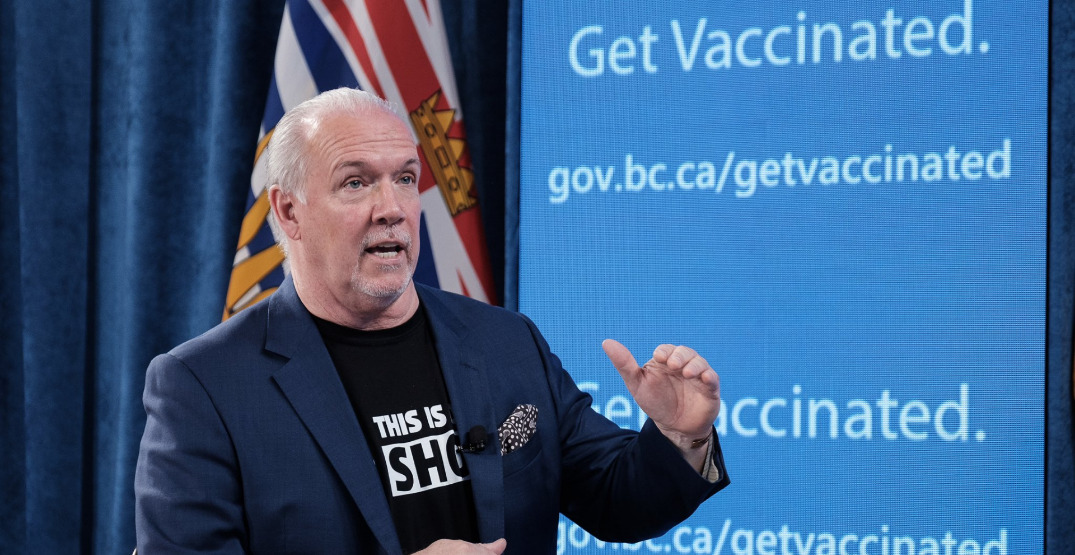 Horgan faces heat for telling COVID-cautious folk to "carry hand sanitizer"