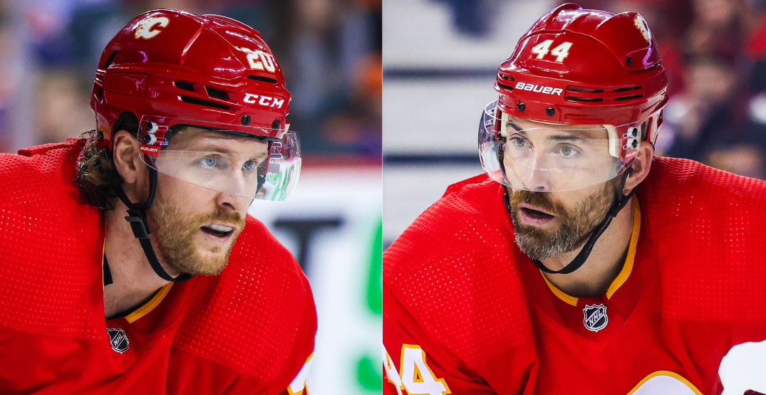 "Those are two bangers": Flames pair have dust up in intense practice
