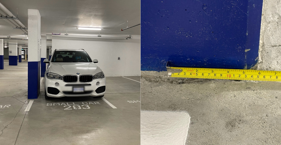 Vancouver man pays $2,500 for a parking stall he can barely fit into (PHOTOS)